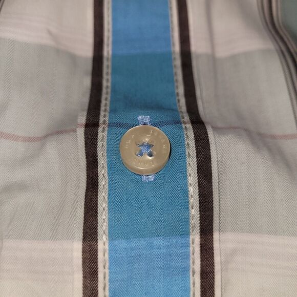 Tommy Bahama Sahara Sun Fade Island Crafted Plaid Dust Gray $128 MSRP Aloha NWOT - Picture 9 of 12